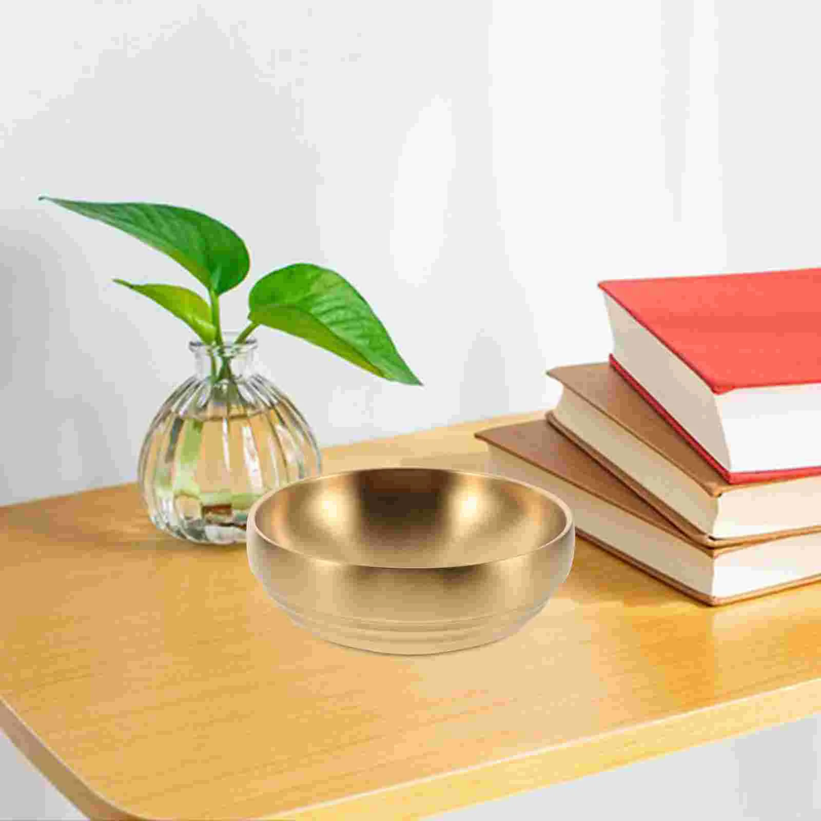 Decorative Bowl Entrance Key Holder Coffee Table Large Stainless Steel Candy Dish