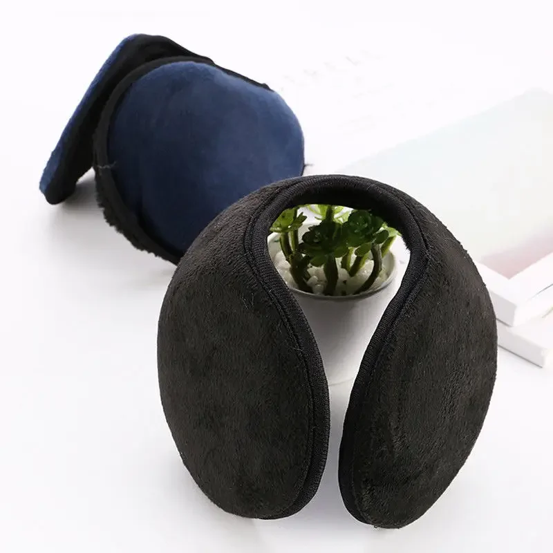 2022 Winter Thickened Flannel Earmuffs Windproof Warm Men and Women Outdoors Sports Riding Protect Ear Foldable Earmuff Apparel