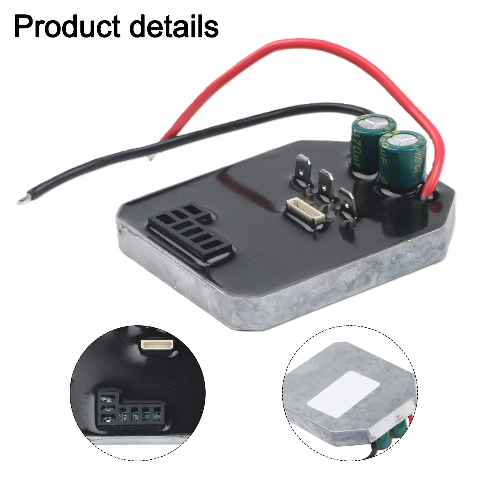 For Angle Grinders Dual-capacitor Module Angle Grinder Board Power Tool Part Aluminum Alloy Casing Compact Design