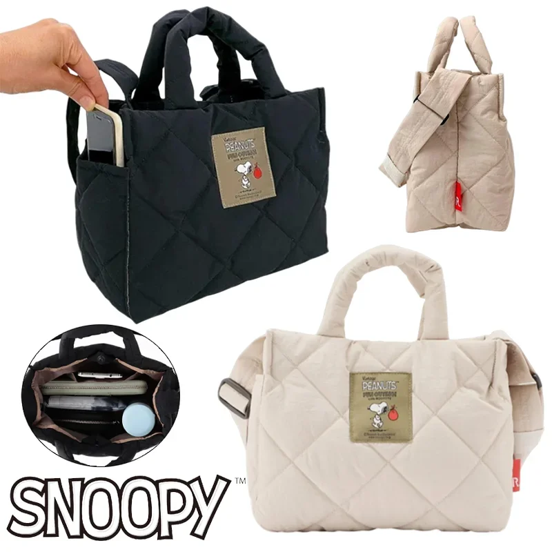 

Snoopy Casual Nylon Shoulder Bag Fashion Women Ladies Designer Handbag Simpl Casual Crossbody Bags Girls Travel Shopper Purses