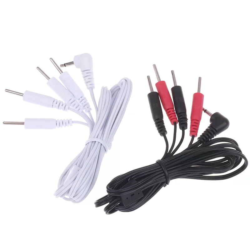 

1*Electrode Cable 4 Pins Head 2.5mm Plug Type Electrode Cable Line Wire For Tens Acupuncture Electrical Nerve Muscle Stimulator