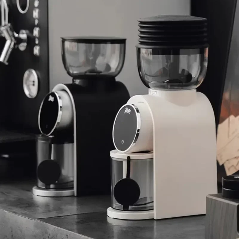 Electric Grinder Quantitative Grinding Espresso Grinder Coffee Bean Grinder CNC Steel Grinding Core Electric Coffee Grinder