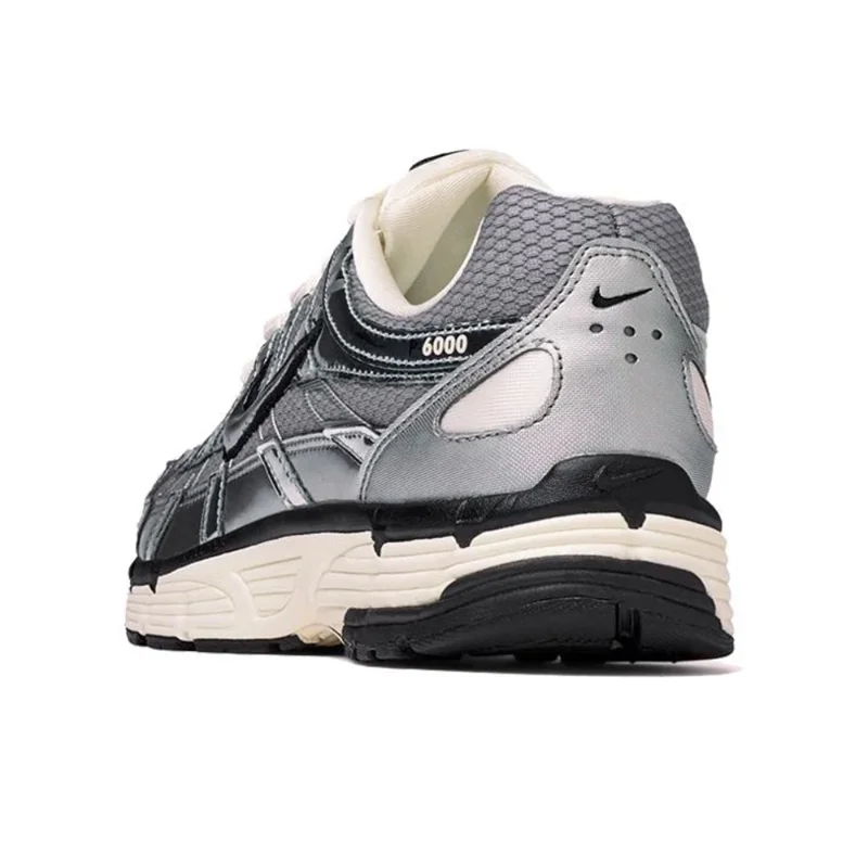 Nike-tênis masculino e feminino, casual, clássico, street, running, vintage, retro, branco e dourado, modelo p-6000, cn0149-001
