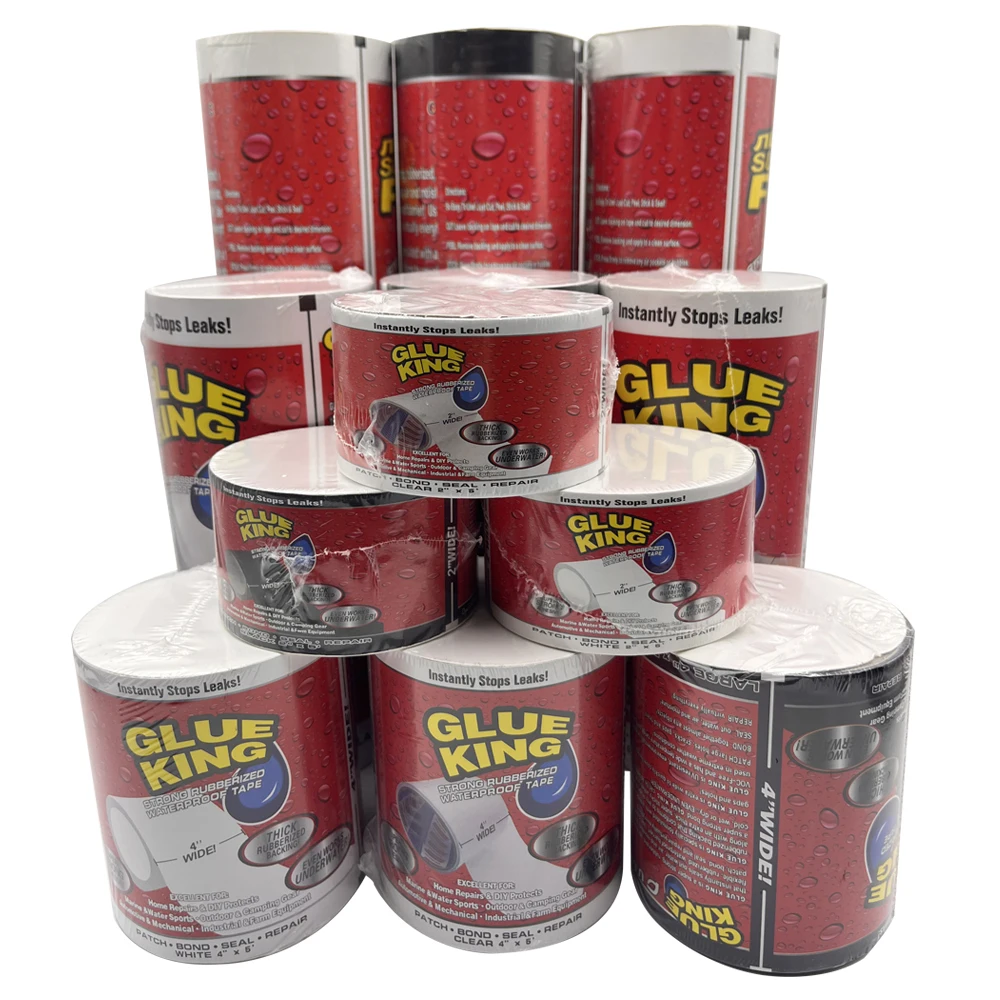 도장 및 패치 누출 테이프, 초강력 방수 접착제 수리 테이프, 배관 및 수영장 수리용 헤비 듀티, 너비 10-50cm 