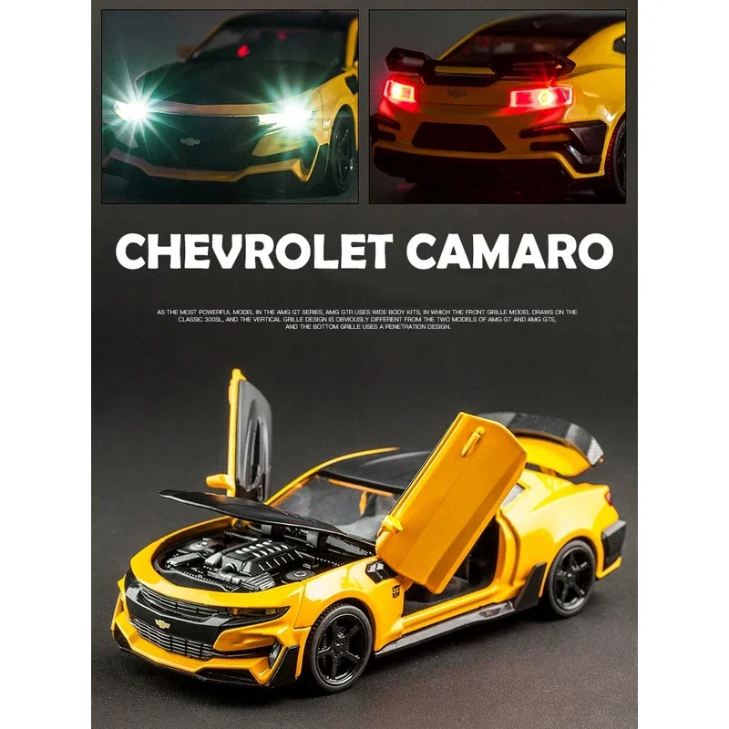 Halolo 1:32 Chevrolet Camaro Diecasts pojazdy zabawkowe szybka i wściekła kolekcja modeli samochodów samochody zabawkowe dla dzieci prezent A324