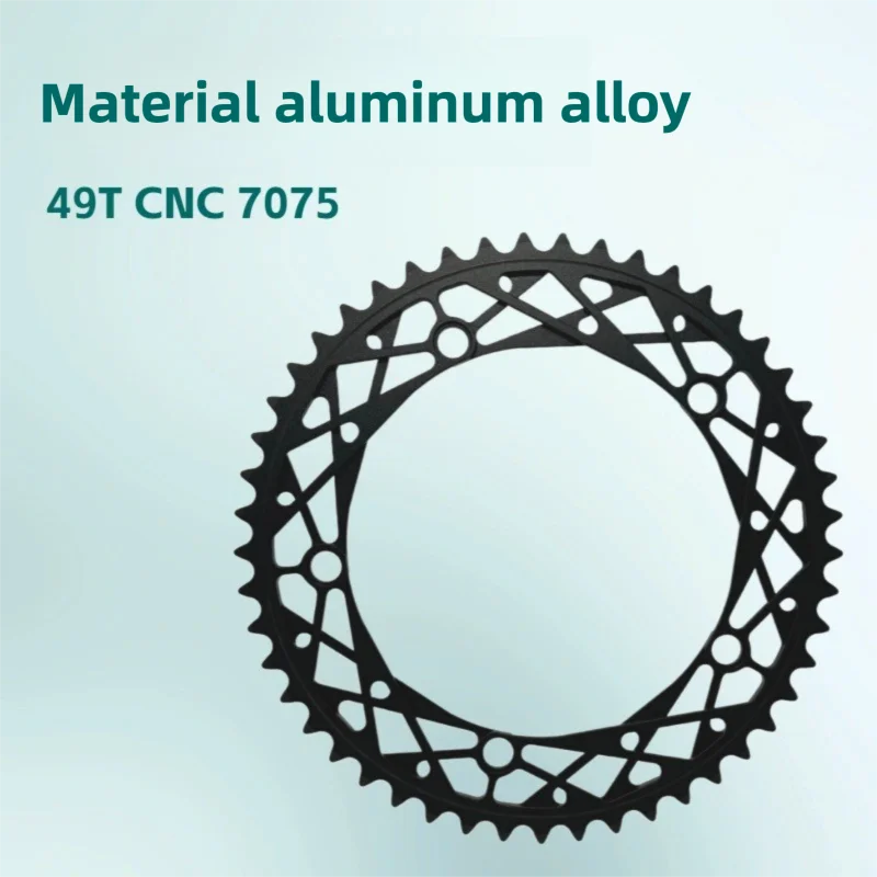 

49T Цепное кольцо с ЧПУ, звездочка для горного велосипеда, прочная звездочка, легкая звездочка из алюминиевого сплава MTB BCD144, линейные детали велосипеда