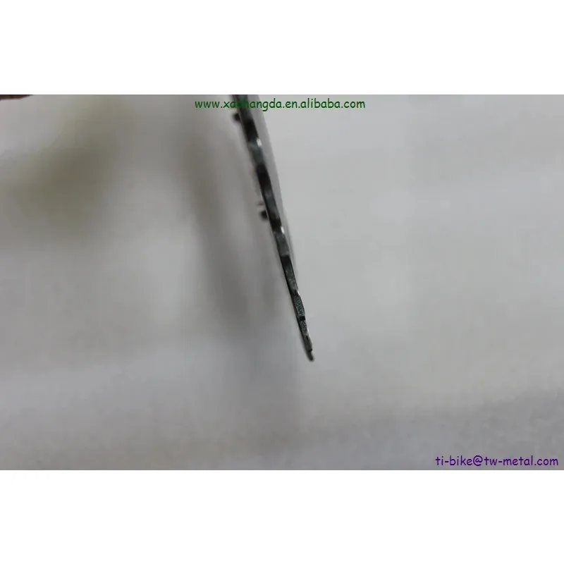 Titanium Chain Ring In 110BCD Can Be Customized According To Your Sizes