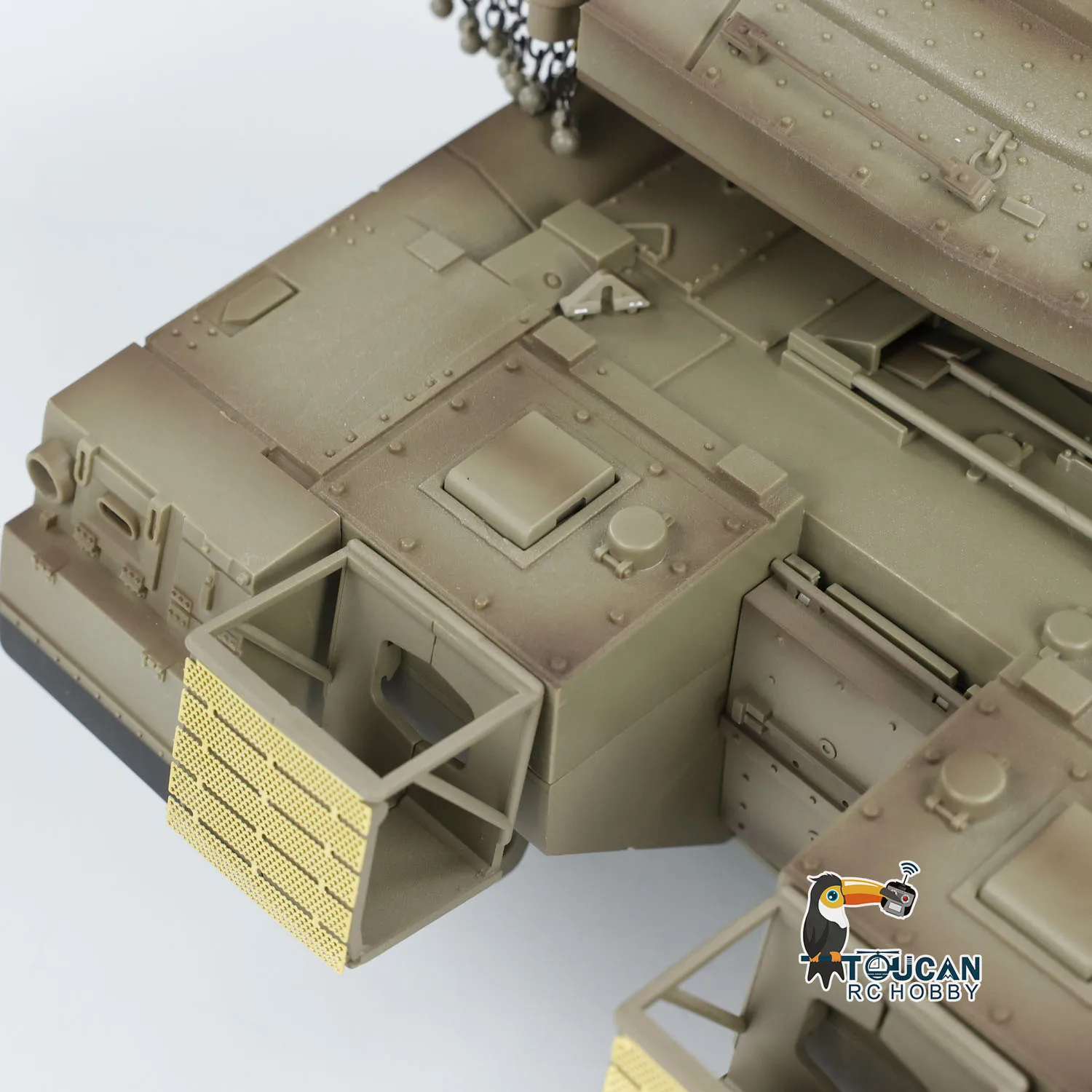 

US Stock HENG LONG 1/16 RC Military Tank IDF Merkava MK IV Metal Tracks Road Wheels Idlers Pro Ver Barrel Recoil Remoted Panzer