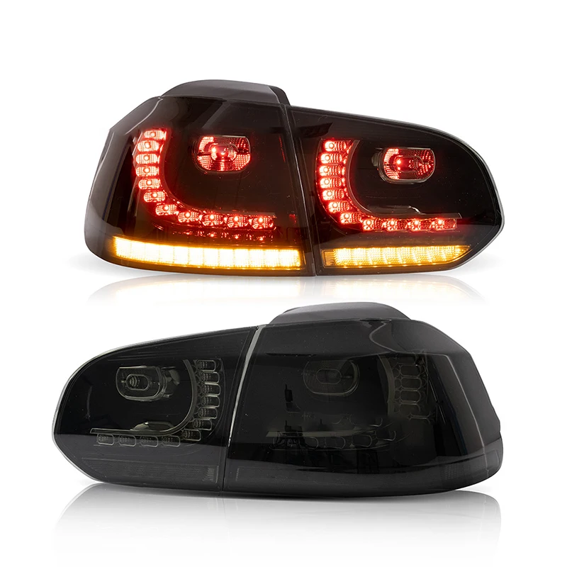 Navihua hot sale led sequential Taillights rear light with moving turn signal For VW Golf 6 mk6 2008-2013 led Tail Light