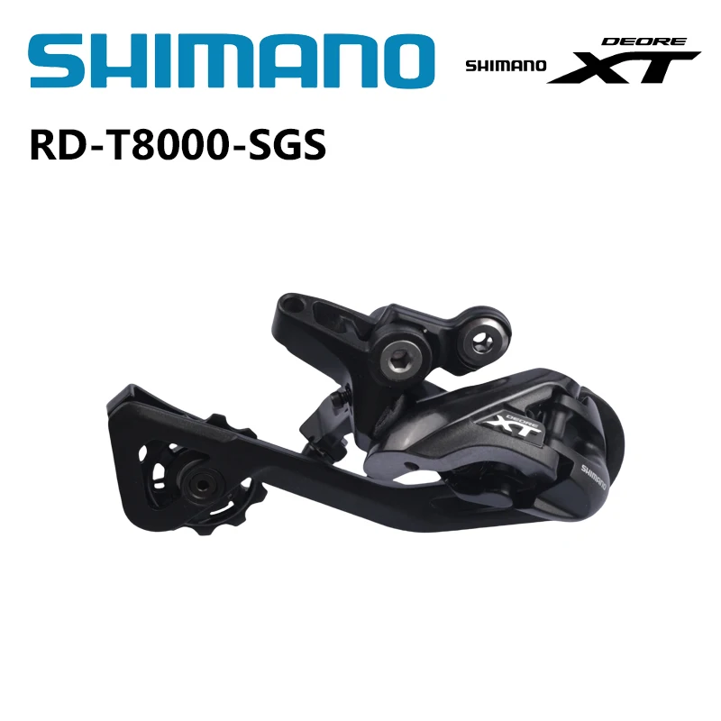 Задний переключатель SHIMANO DEORE XT T8000 серии RD-T8000-SGS с длинным каркасом, 10-скоростной для MTB, горного велосипеда, дорожного велосипеда, оригинальный Shimano Задний переключатель SHIMANO DEORE XT T8000 серии RD-T8000-SGS с длинным каркасом, 10-скоростной для MTB, горного велосипеда, дорожного велосипеда, оригинальный Shimano