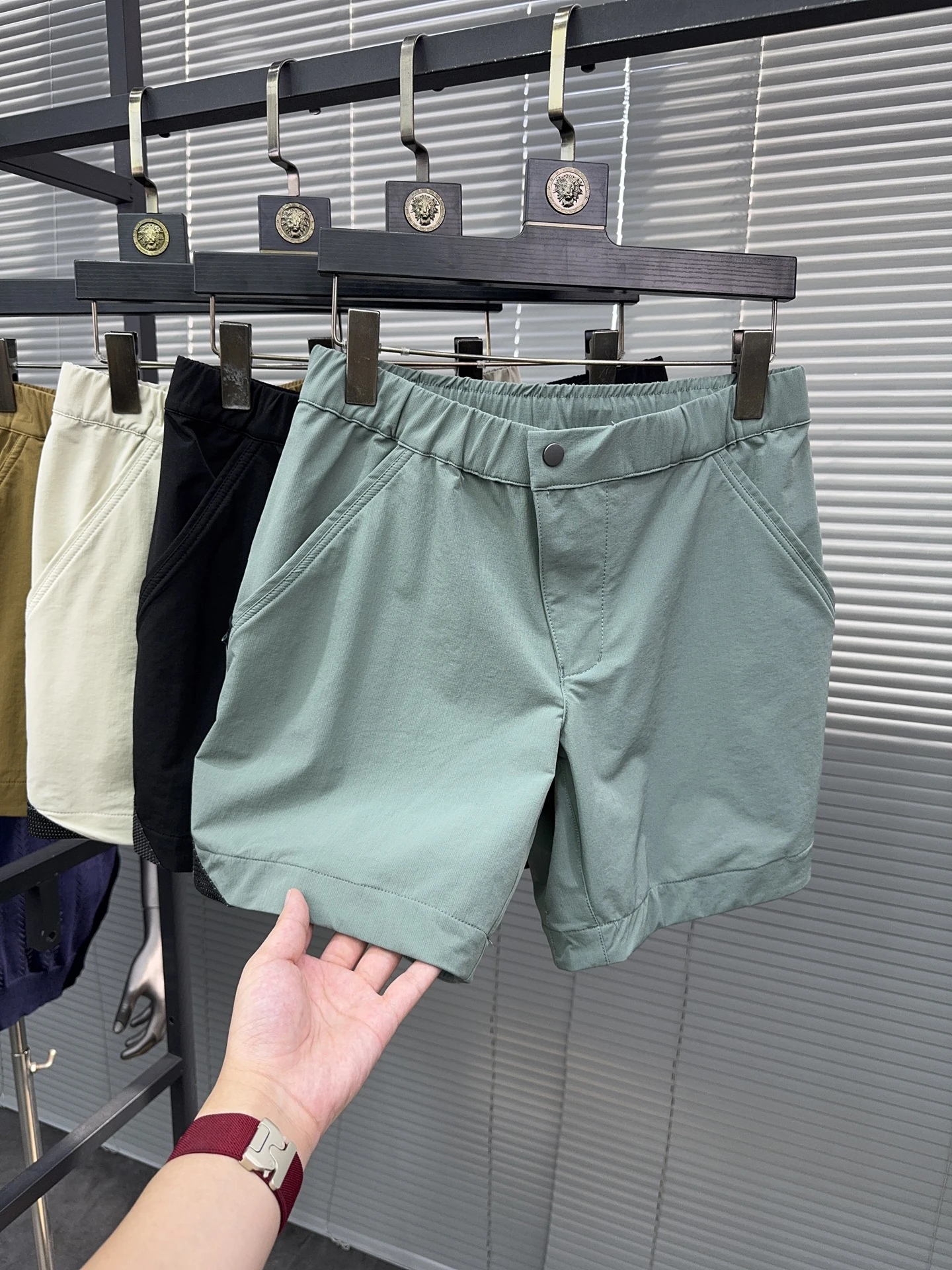 

Мужские уличные мягкие орты Qui Dry Breathable Summer Spor Casual orts Прямые ноги на молнии со средней талией Spor Sle