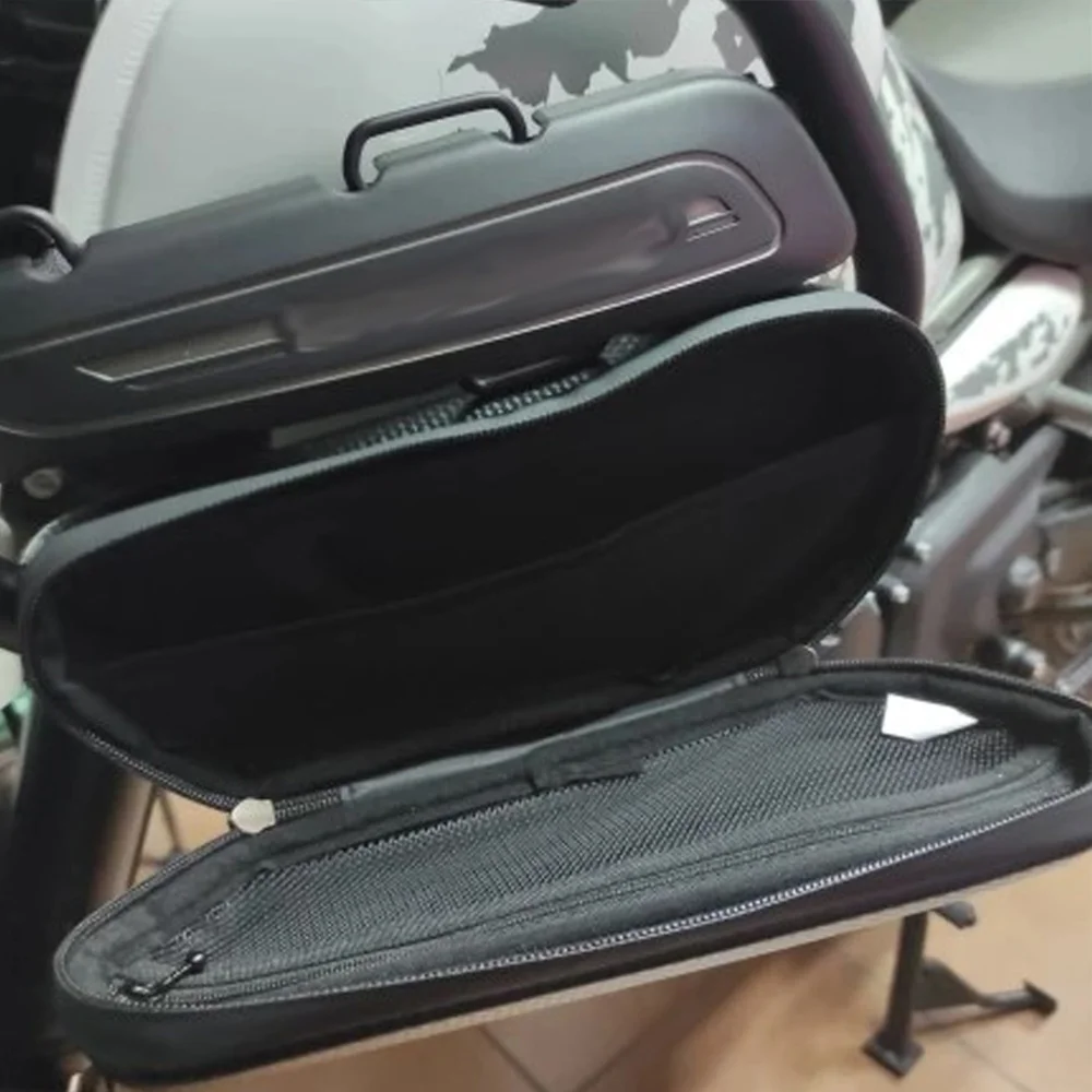 الملحقات مقاوم للماء هارد شل دراجة نارية الجانب حقيبة سعة كبيرة إطار دراجة هوائية حقيبة المحمولة دراجة نارية مثلث حقيبة التخزين 2025