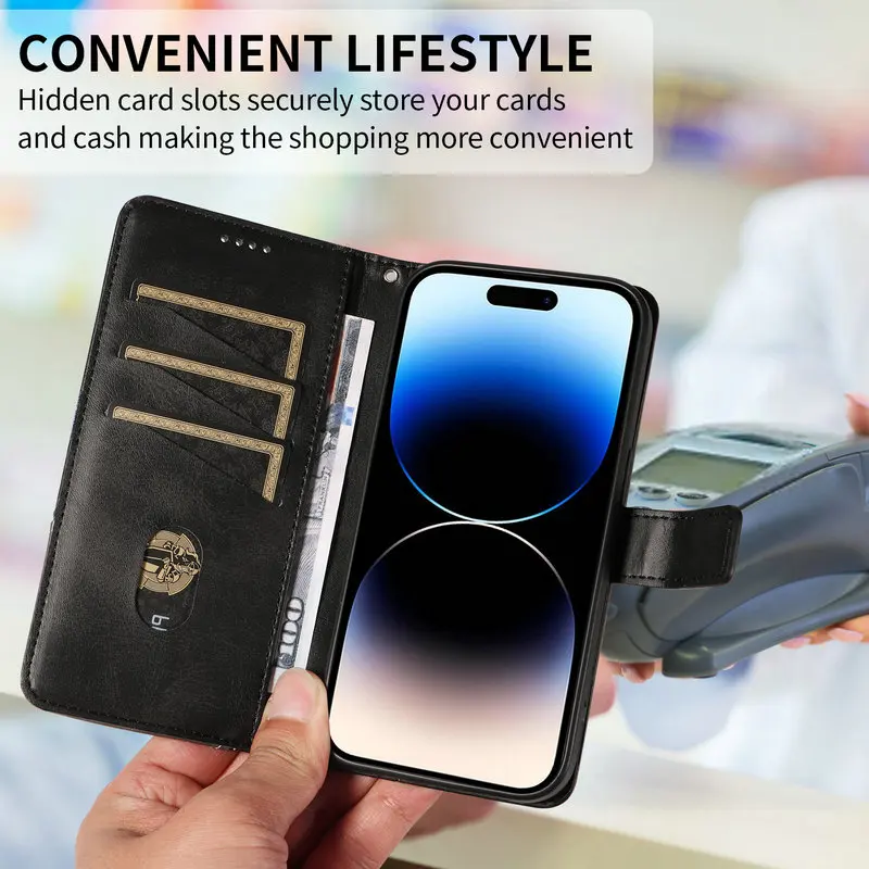 حافظة لهاتف Xiaomi Poco F7 5G 2025 محفظة جلدية الملمس Coque لهاتف Poco F7 Ultra M7 X7 X6 F6 M6 X5 F5 Pro X3 NFC F3 M5s
