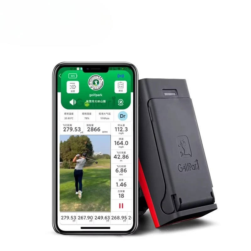 

MNQ011 Портативный монитор выбросов для гольфа, тренировочное пособие, монитор выбросов для гольфа