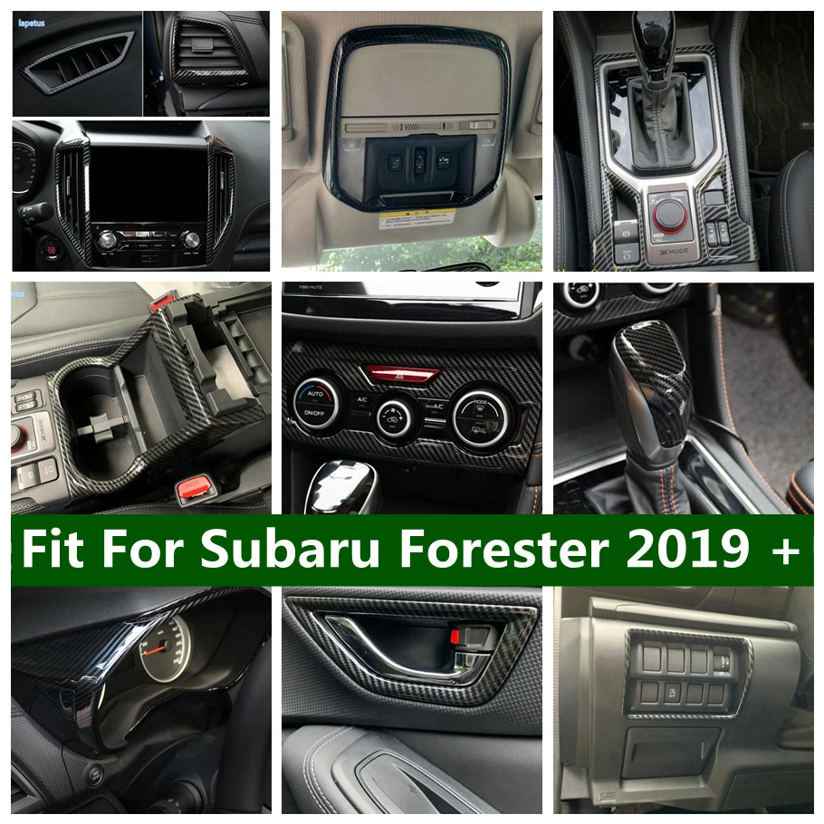 

Headlamp Reading Light Air Vent AC Outlet Gear Shift Decoration Panel Cover Trim For Subaru Forester 2019 - 2023 Car Accessories