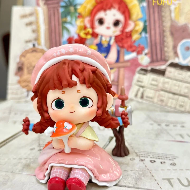 Heyone Furfur Seria Happy Collection Mystery Box Kawaii Dekoracja na Biurko Figurka Anime Niespodzianka Prezent Urodzinowy dla Dziewczyn