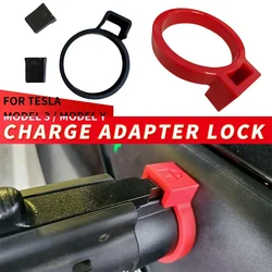 Lock For Tesla Model 3 2022 Model Y Charge Adapter Charging Safety Protection Car Accessories Model3 ModelY 2021 2022 2019