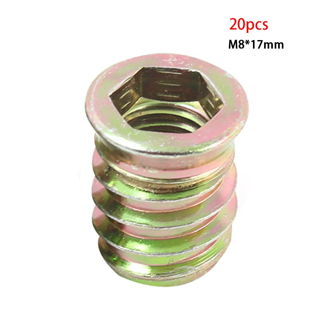 Деревянная мебель, Резьбовая вставка, шкафчик, ящик, шкаф, гайка, гнездо, предварительная вставка, оборудование m10 x 25 мм