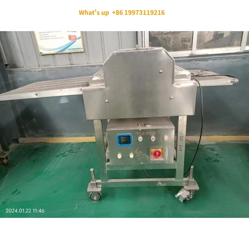2026 Industrial Automatic Meat Tenderizer Machine 304 Stainless Steel Efficient Motor Bearing Core Components 1500kg/h Meat Maki