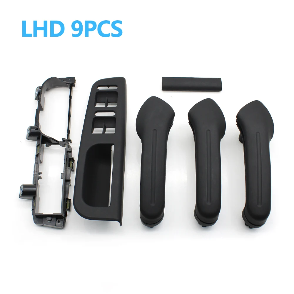 LHD Auto Vorne Hinten Links Rechts Schwarz Tür Pull Haltegriff Für VW Bora Golf 4 MK4 Jetta 1999 2000 2001 2002 2003 2004