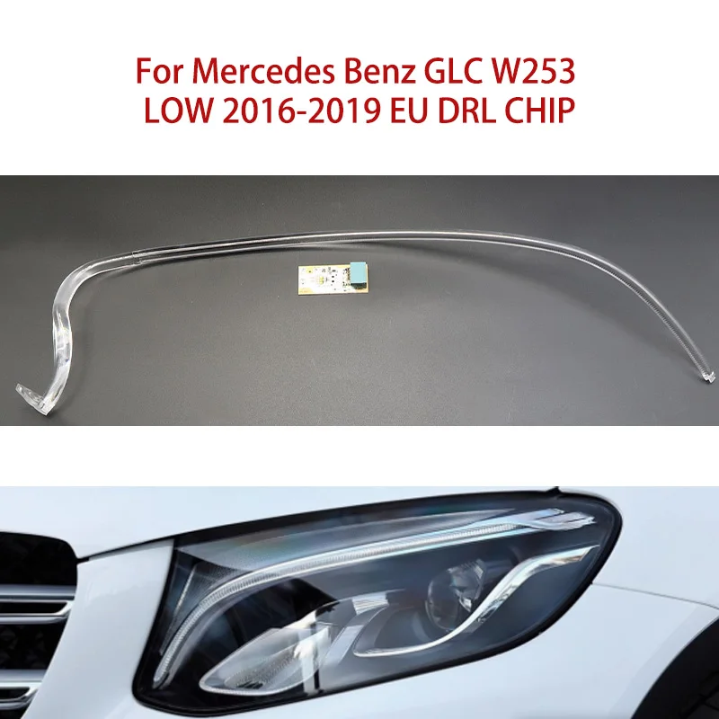 Auto Parts For Mercedes-Benz GLC W253 2016-2019 LOW European Version Car Headlight DRL CHIP White Light Angel Eye Ballast Module