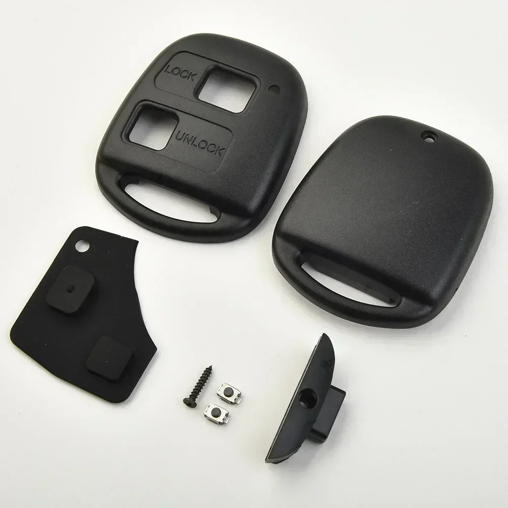 Car Remote Key Button Pad Shell Case Switch Kits Car Key Shell Mirco Switches Key Button Pad For Toyota For Prado For Corolla