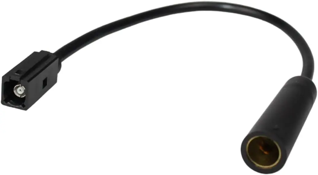 Antenna Adapter Compatible with Euro/Dodge/Jeep/Ford/OEM Stereo Adapter to Aftermarket Antenna SKAA-28