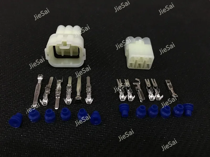 Sumitomo 6 Pin 6189-6171 6180-6181 HM 090 Female And Male Motorcycle Connector Electrical Connector