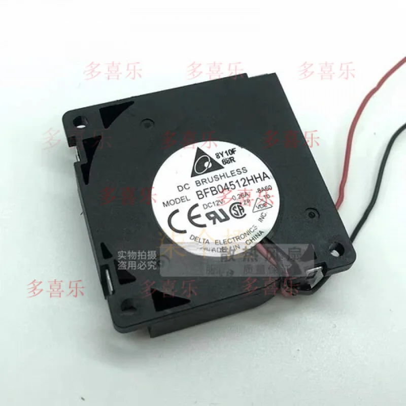 WW  FOR  Delta BFB04512HHA 4510 DC12V 0.26A 4.5CM 2-Wire Turbo Cooling Fan