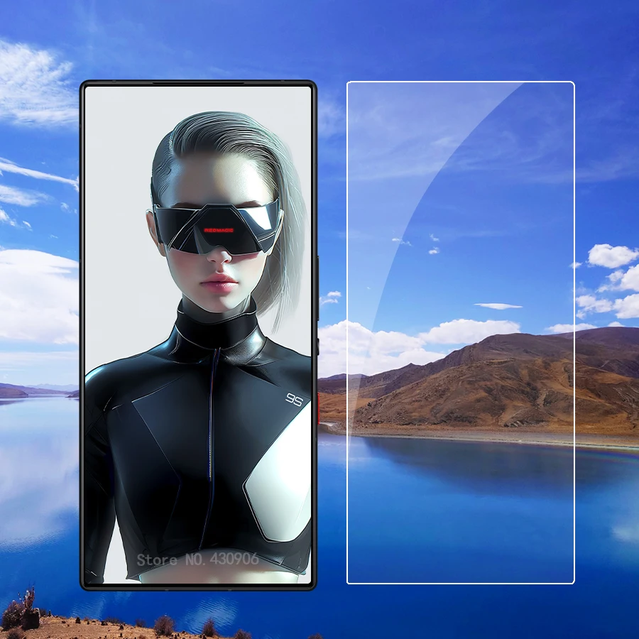 3 Piece For Nubia Red magic 9 Pro Screen Protector Coverage For Red Magic 9 Pro Transparent Tempered Glass Film edge 9H