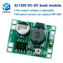 Moduł zasilający XL1509 DC-DC, Ultra-mały rozmiar, obniżanie mocy, 2A, regulowany, dla Arduino, zestaw startowy, Diy, kompatybilny z LM2596S, XM1584