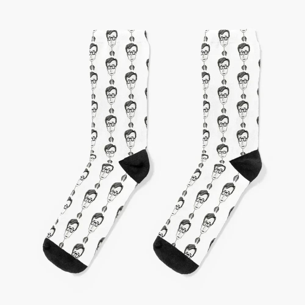 

The one and only Woody Allen Socks bright garter japanese fashion new year floral Woman Socks Men's