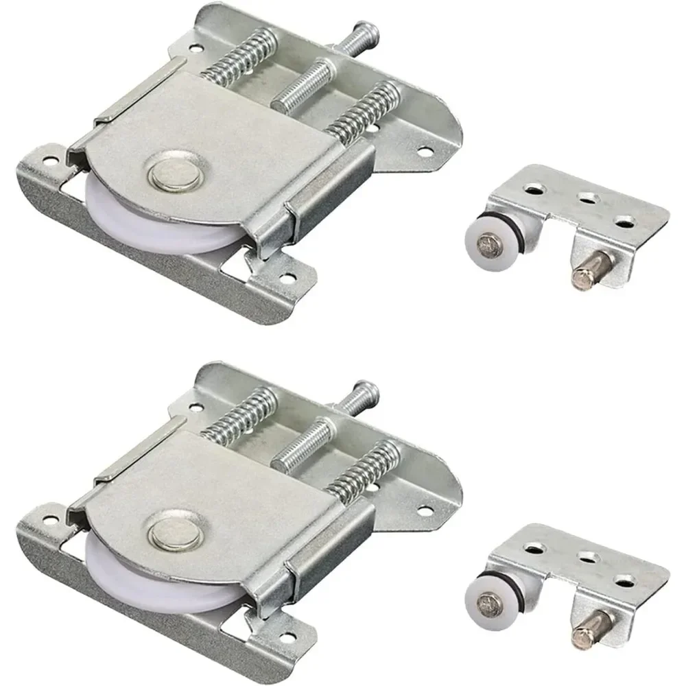 1/2pcs of Door Cabinet Wheels,   Furniture  Used for Cabinets,Windows, Sliding Doors (silver)