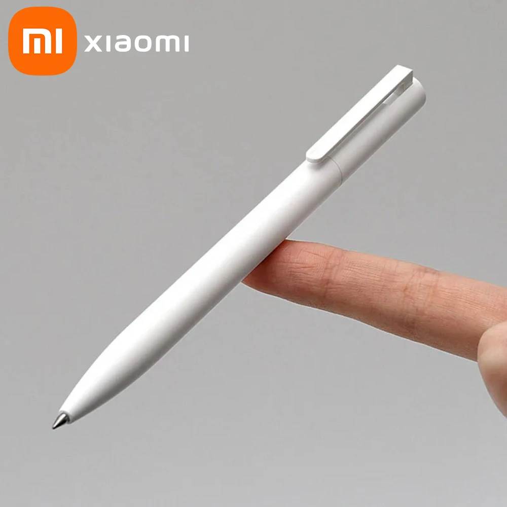 

Гелевая ручка Xiaomi Mijia 9,5 мм, шариковые ручки для подписи, Швейцария, сменный блок, Япония, черные, синие чернила, прочная школьная ручка для письма, оригинал