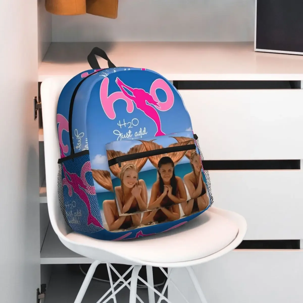 

H20 Just Add Water Student Backpack School Bag Hiking Travel Daypack for Boys Girls Fashion Bookbag Shoulder Bags