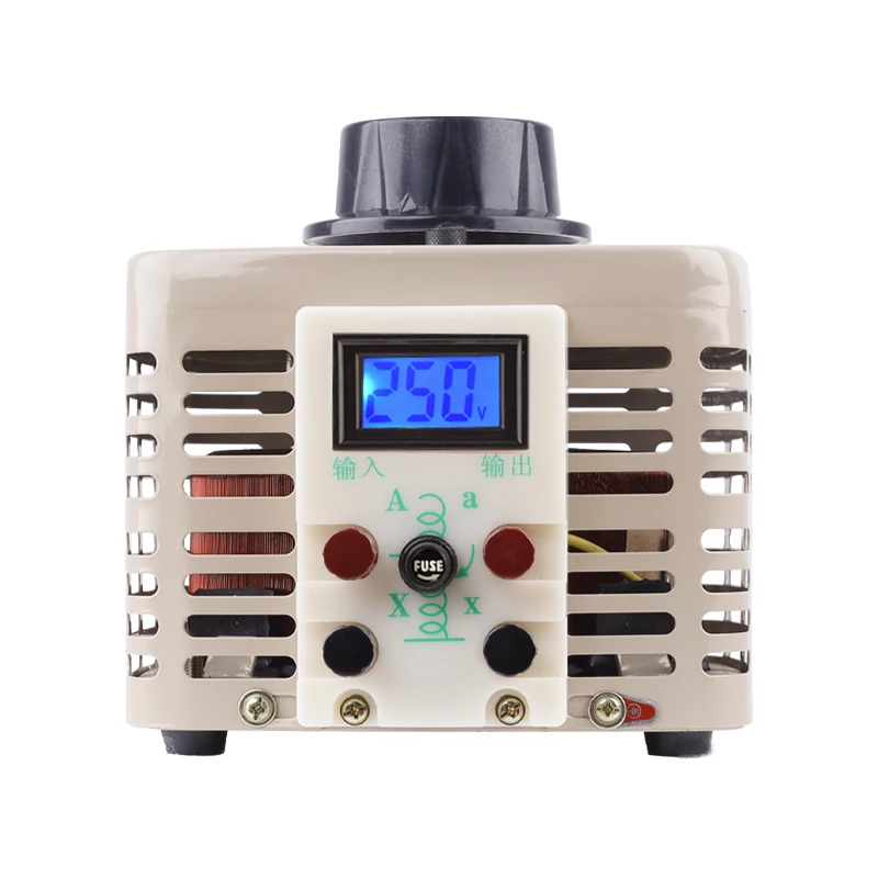

Voltage regulator AC contact type high power single phase 220V adjustable voltage household three-phase 10kv autotransformer