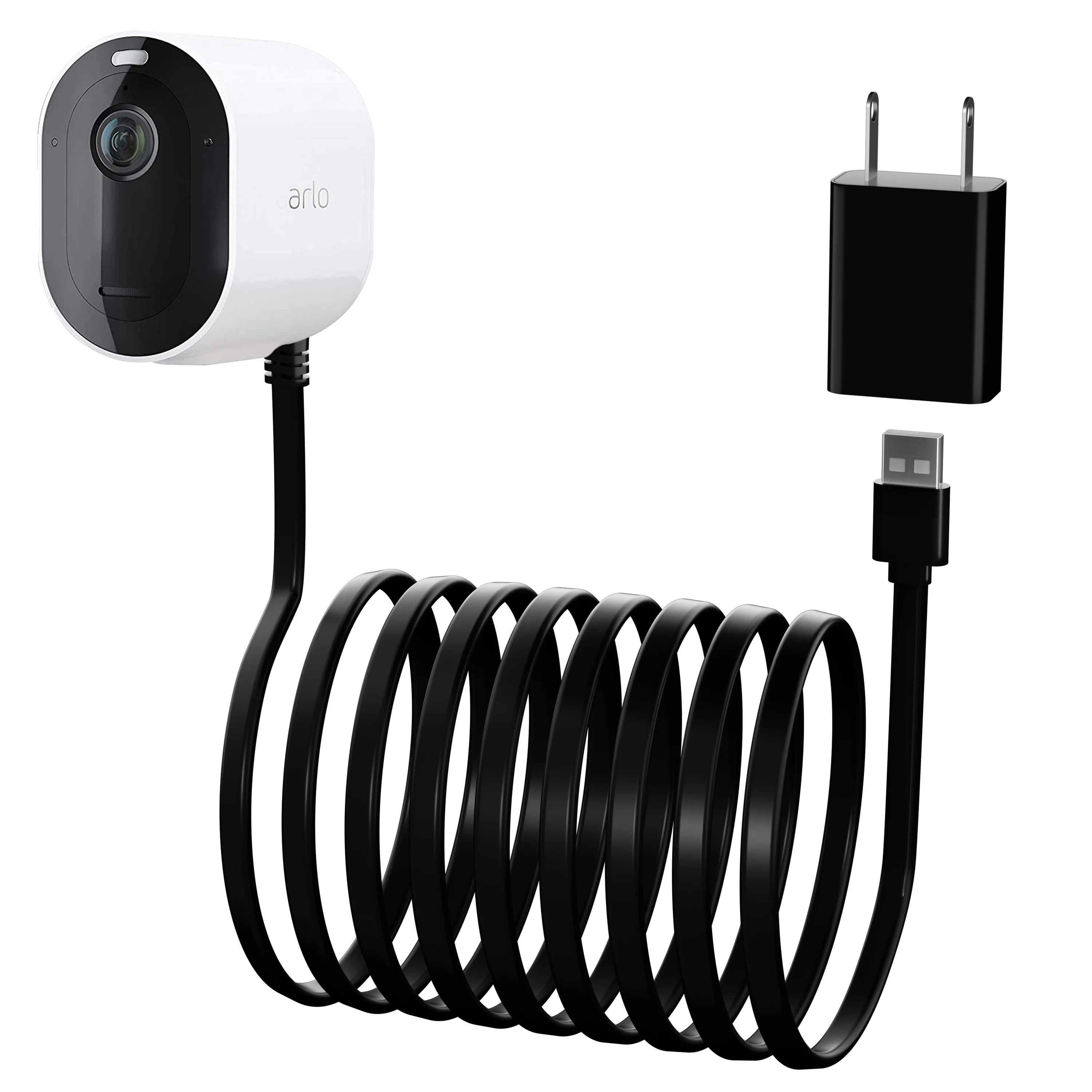 Arlo pro Quick Charge 3.0 Power Adapter with 16.4Ft Weatherproof Micro USB Charging Cord for Arlo pro & pro 2