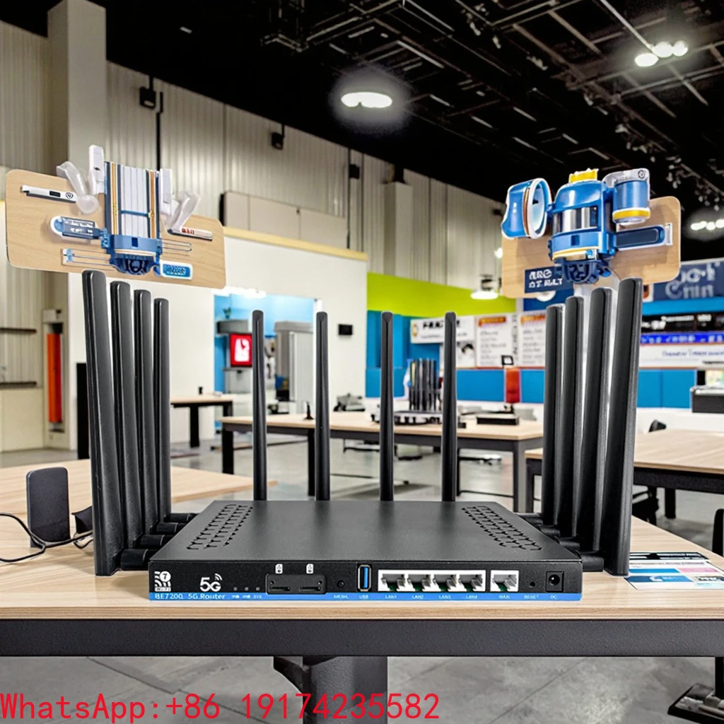 

ZBT High-Speed MT7988 OpenWrt WiFi 7 Mesh 5G 7200Mbps Gigabit Port Wireless Router 1GB DDR4 Support 5g Router with Sim Card Slot