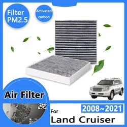 For Toyota Land Cruiser UZJ200 Lexus LX J200 2008~2021 2009 2010 Car Accesories Air Filter Intake Engine Conditioner Filter Grid