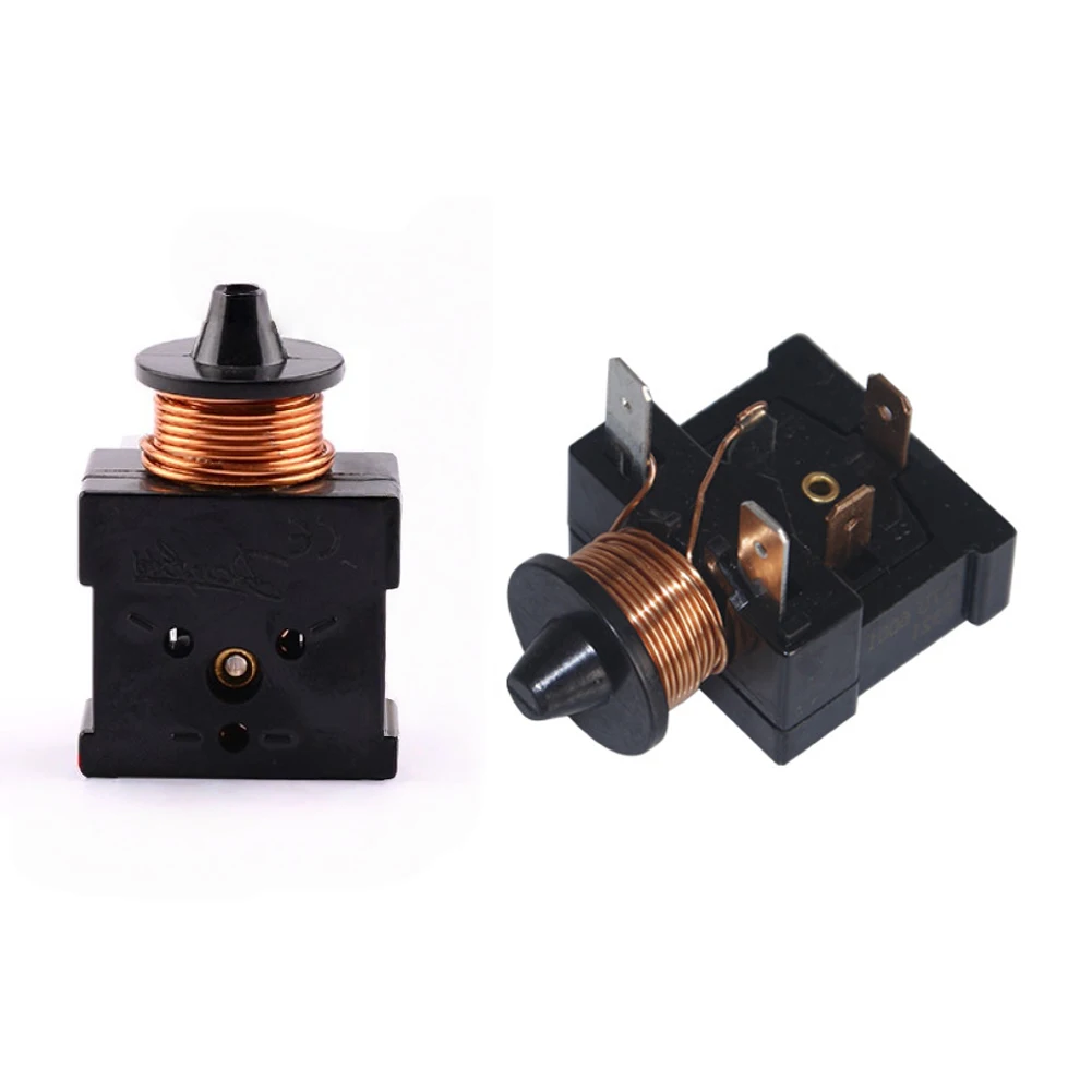 1pc CTC Refrigerator Compressor Start Relay Replacement Parts For 110V/220VRelay 4PIN 1/2HP 375W Easy Installation
