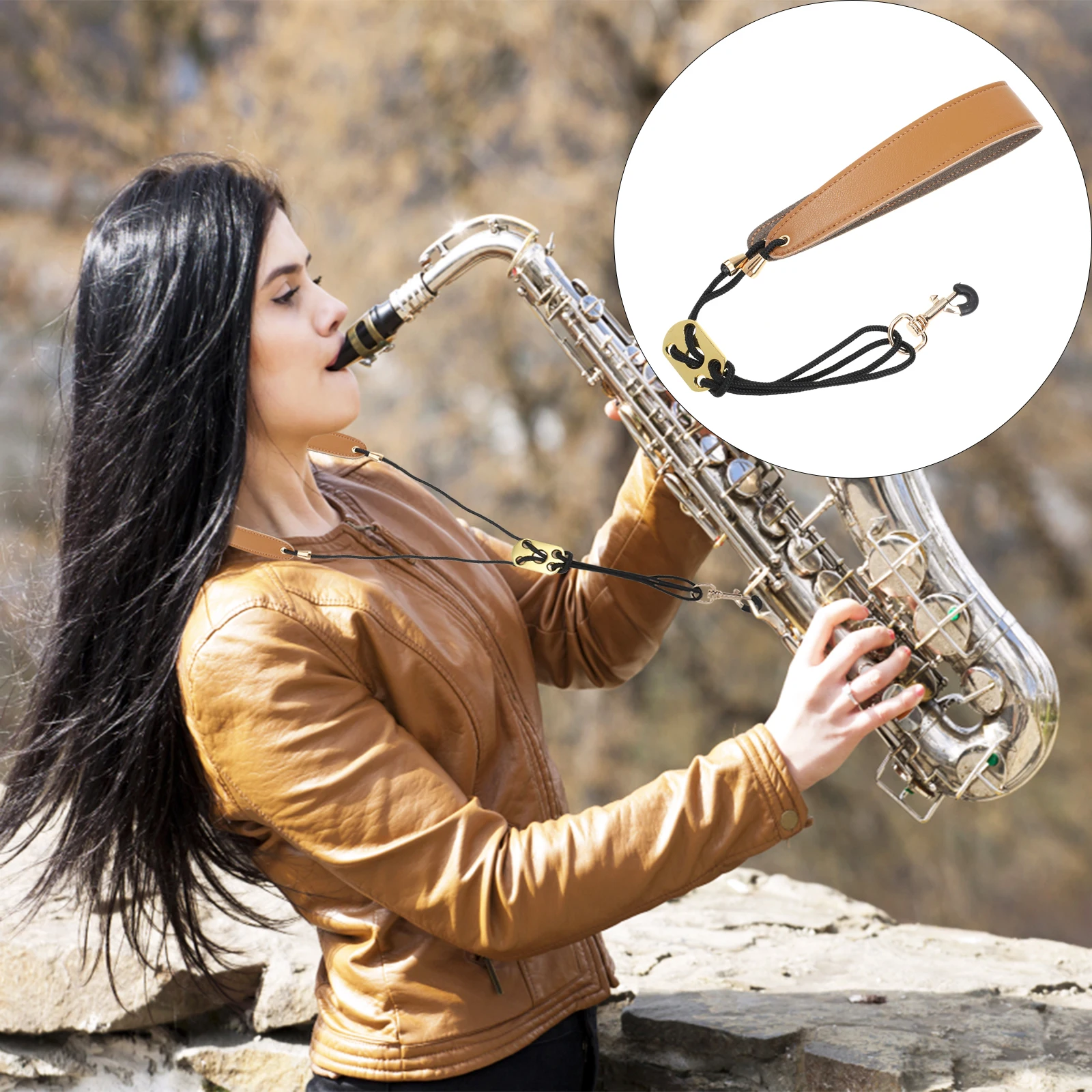 

Widened Saxophone Strap Universal Fit For Tenor Alto Durable Shoulder Neck Strap Comfortable Saxophone Accessory Perfect Gift