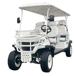 2024 Brand New 2 4 6 Seats Street Legal Golf Buggy Utility Vehicle Golf Cars Off Road Lifted Golf Cart Electric 72V