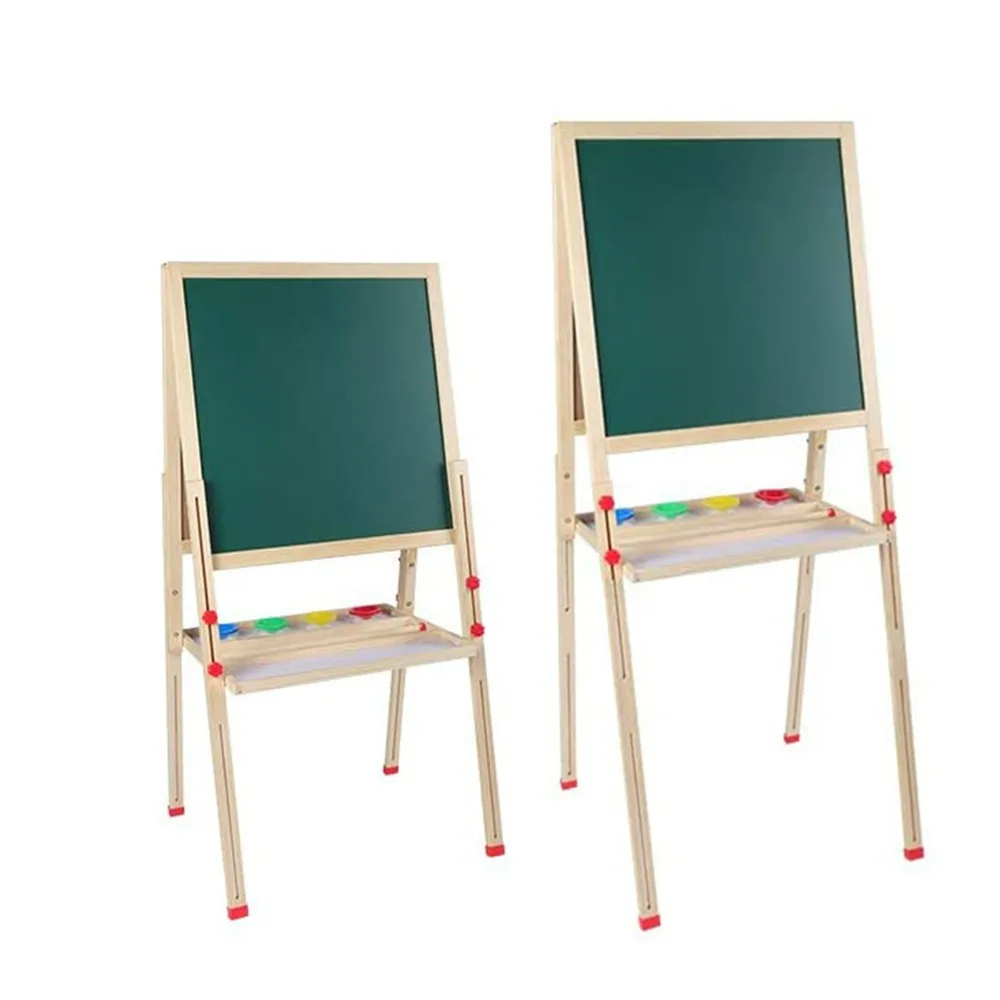 AllinOne Wooden Children Art Easel with Paper Roll and Accessories