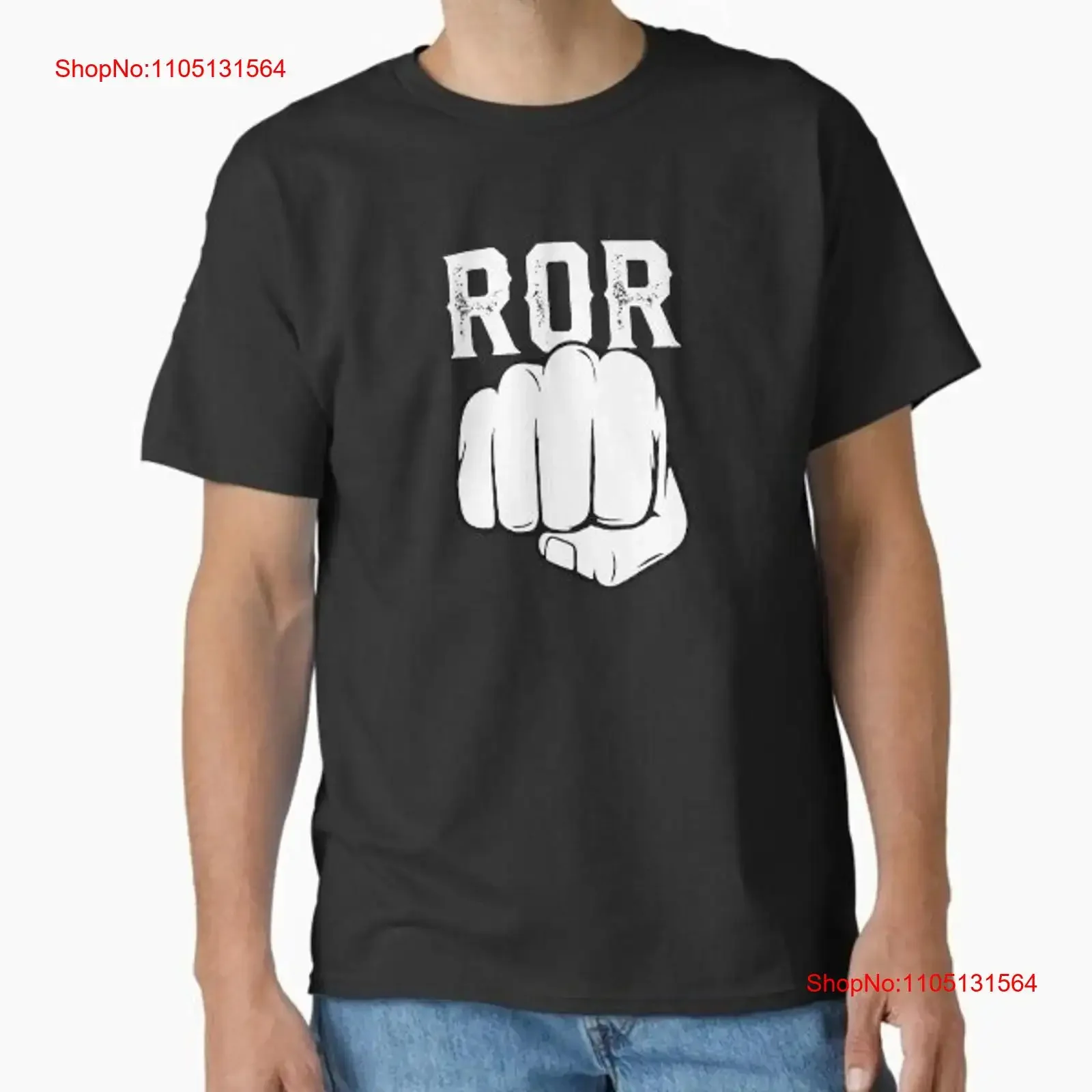 

Классическая футболка Ror Made in US AUS Размер S 2XL винтажный стираный топ для повседневной носки Мягкая стильная модная унисекс растягивающаяся мужская футболка