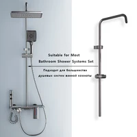 Tubo de grifo de ducha de baño Universal estándar para sistema de ducha de bañera, juego de g1/2 pulgadas, adaptador de 3/4 pulgadas, extensor de accesorios de tubo Accesorios de baño tubo de repuesto de ducha