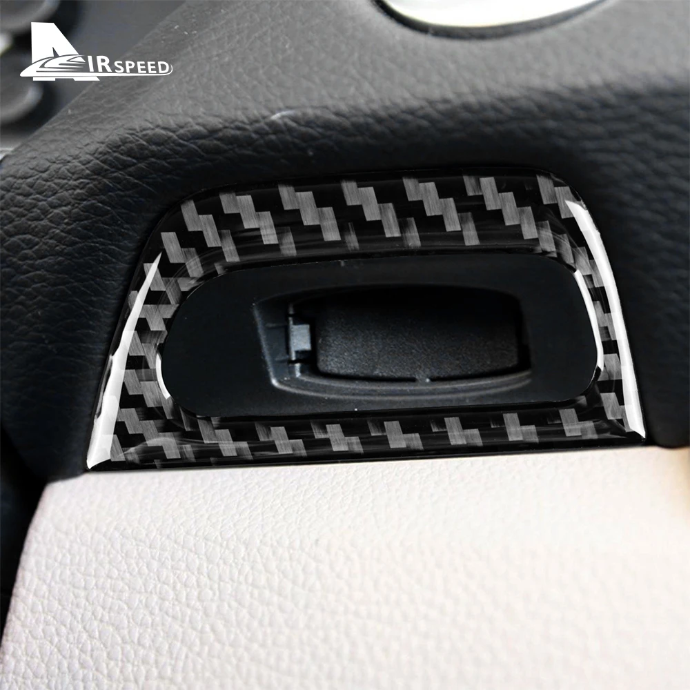 Carbon Fiber Sticker For BMW 1 Series E81 E82 E87 E88 2008-2013 Accessories Panel Keyhole Frame Trim Car Styling Interior Decal
