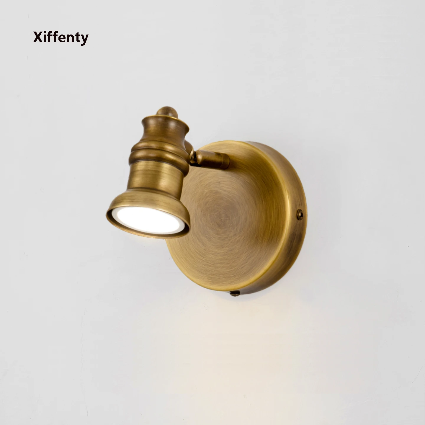 Copper Small Led Wall Lamp Reading Lamps Shop Fill Light Angle Adjustable House Number Picture Lighting Fixture