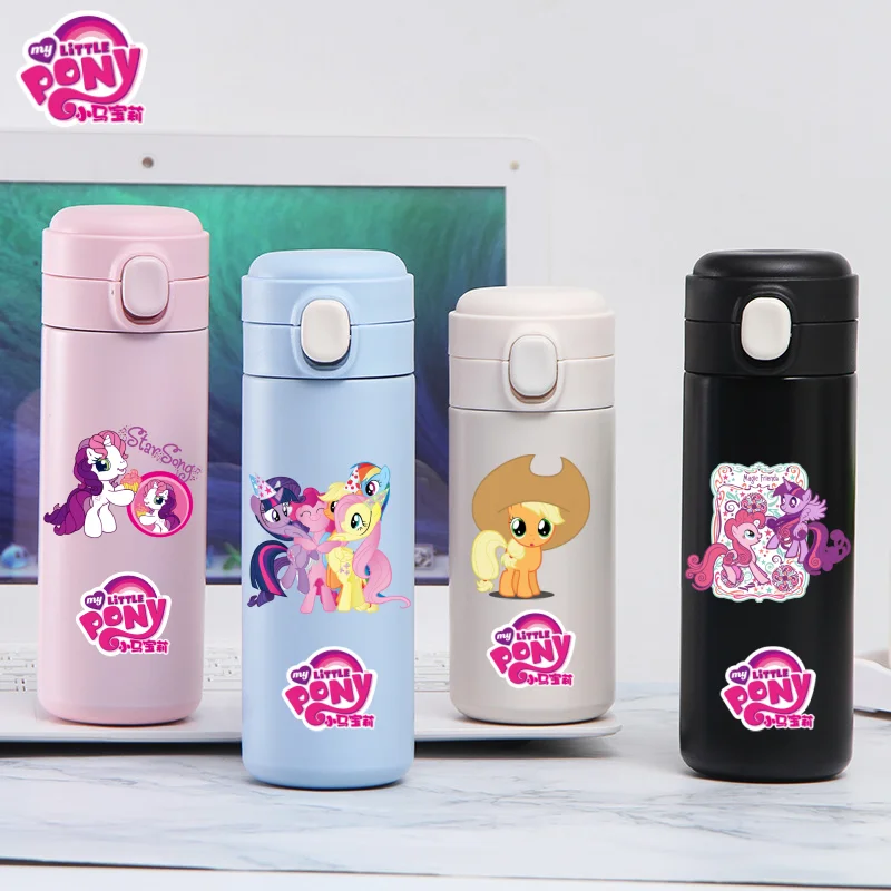 MINISO New My Little Pony 420ML Stainless Steel Insulated Cup Large Capacity Anime Water Bottle Student Drinking Cup Gift