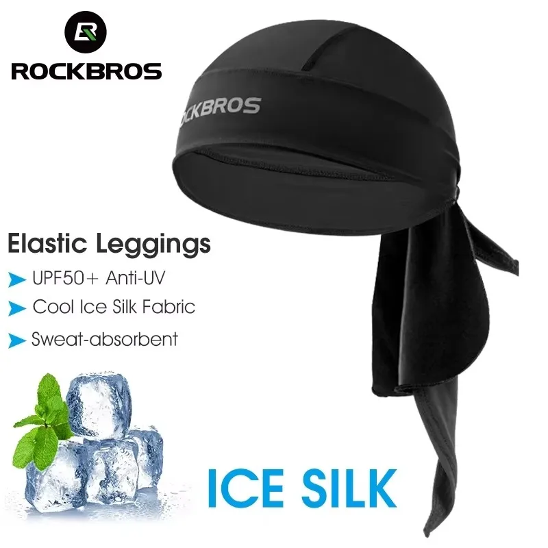 

ROCKBROS Cycling Hat Sun Protection Motorcycle Bicycle Cap Breathable Elasticity Bandana Men Women Running Hiking Sport Headwear