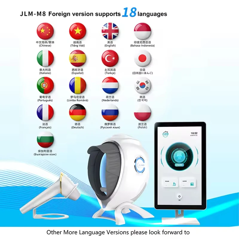 

Ai Smart Skin Detector Magic Mirror для анализа лица УФ-слой Анализатор спектра влаги